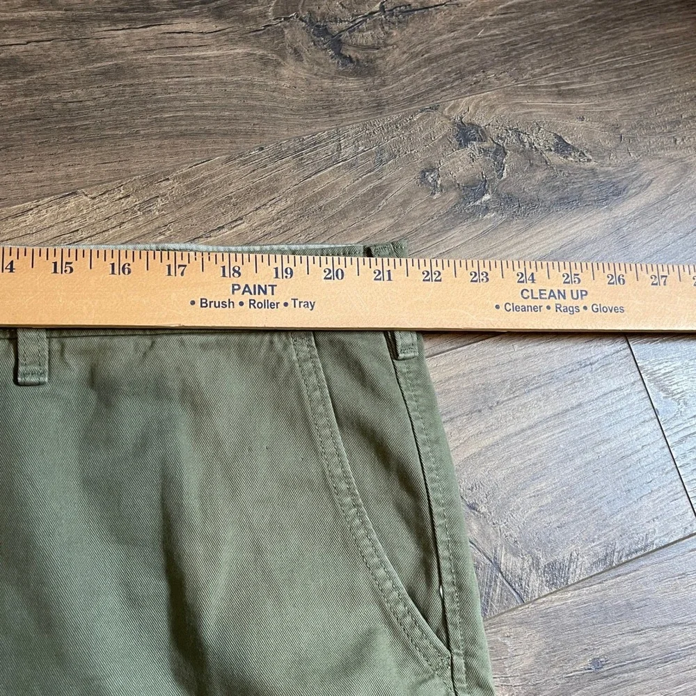 Levis XX Chino Authentic Fit Mens 42x30 Olive Green Cotton Twill Pants Trousers